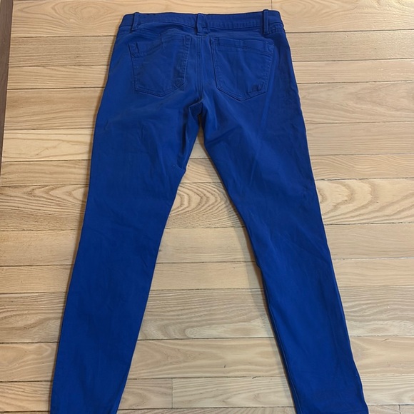 Express Blue Skinny Jeans with Tapered Leg - Picture 4 of 4